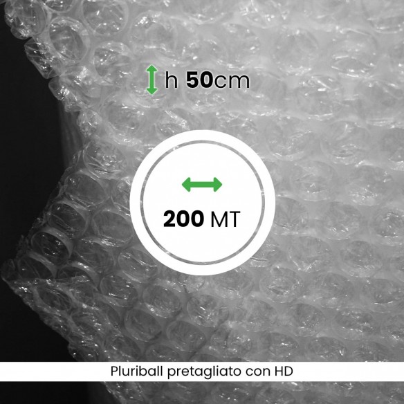 bobina Pluriball leggero pretagliato altezza 50 cm lunghezza 200 mt