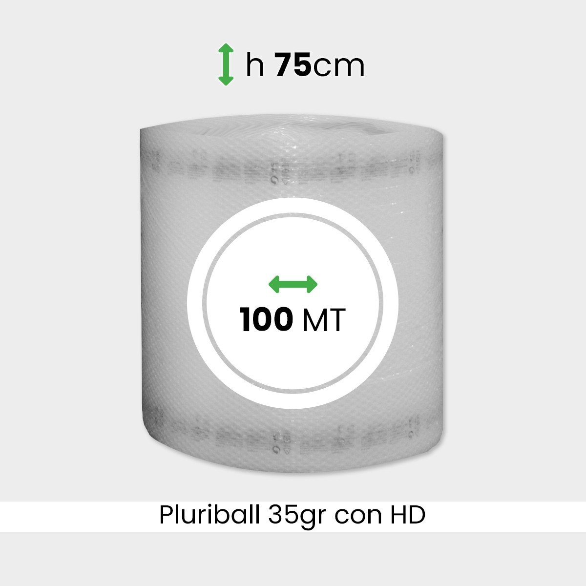 PLU-BROL-35-100-100 - Rotolo Pluriball 35 gr/mq H 100 cm L: 100 mt