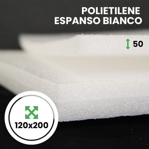 LASTRA PVC ESPANSO BIANCO SPESSORE 5 mm 100x200 cm (LxH)